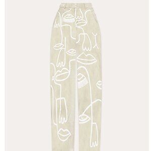 Maison Les Enerves Pants Siam - Ivory